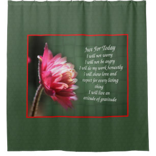 Rideaux De Douche Juste Pour Aujourd'Hui Inspirationnel Floral