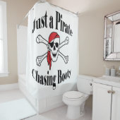Rideaux De Douche Juste un pirate chassant le butin (En situation)