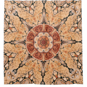 Rideaux De Douche Kaleidoscopique Mandala