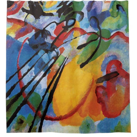Rideaux De Douche Kandinsky - Improvisation 26 (Rameurs) (Devant)