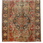 Rideaux De Douche Kashan perse brûlé orange jaune  (Devant)