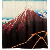 Rideaux De Douche Katsushika Hokusai - Éclairages sous le sommet (Devant)
