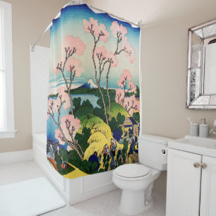 Rideaux De Douche Katsushika Hokusai - Gotenyama, Tokaido, Shinagawa