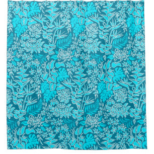 Rideaux De Douche Kauai Morning Floral de Protea hawaïen Hawaï