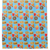 Rideaux De Douche Kawaii Cute Junk Food (Devant)