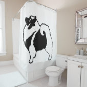 Rideaux De Douche Keeshond Graphics - Cute Original Chig Art (En situation)