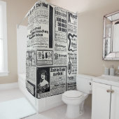 Rideaux De Douche Kiev historique : Illustration d'un journal de 191 (En situation)