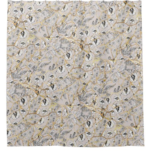 Rideaux De Douche Kintsugi japonais. (Devant)