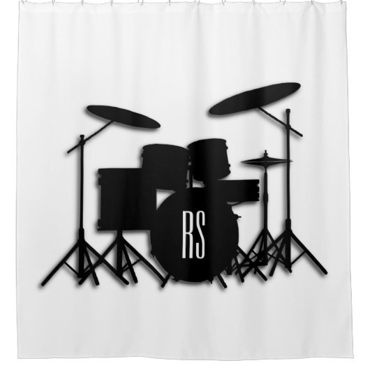 Rideaux De Douche Kit de batterie Monogramme (Devant)
