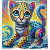 Rideaux De Douche Kitten Art (Devant)