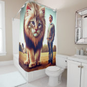 Rideaux De Douche Kitten Art (En situation)