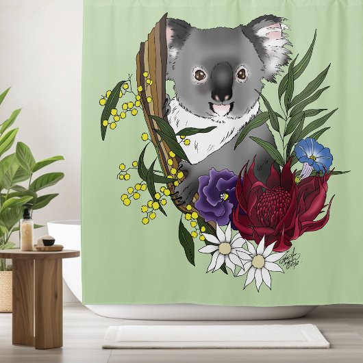Rideaux De Douche Koala Bear
