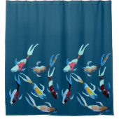 Rideaux De Douche Koi aquarelle (Devant)