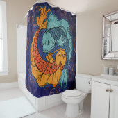 Rideaux De Douche Koi Fish (En situation)