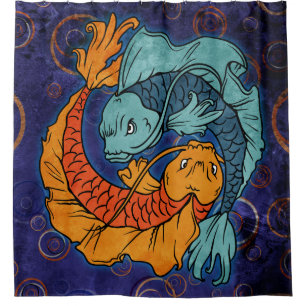 Rideaux De Douche Koi Fish