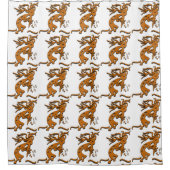 Rideaux De Douche Kokopelli avec les notes musicales faisant face (Devant)