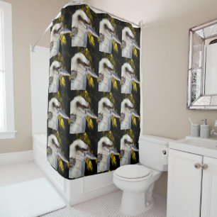 Rideaux De Douche Kookaburra, aile bleue australienne,