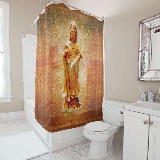 Rideaux De Douche Kuan Yin (En situation)
