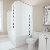 Rideaux De Douche Kundalini Chakras / Pierres et serpents (En situation)