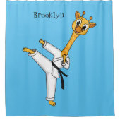 Rideaux De Douche Kung Fu giraffe (Devant)