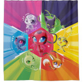 Rideaux De Douche Kwamis coloré (Devant)