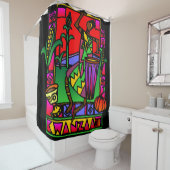 Rideaux De Douche Kwanzaa (En situation)