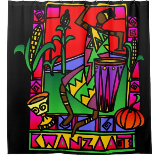 Rideaux De Douche Kwanzaa (Devant)