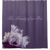 Rideaux De Douche La beauté d'un Iris pourpre (Devant)