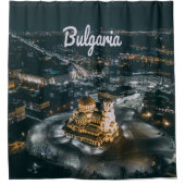 Rideaux De Douche La capitale bulgare Sofia Alexandre Nevsky Cathédr (Devant)