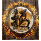 Rideaux De Douche LA CONNEXION DE PROSPÉRITÉ : Art de Fengshui (Devant)