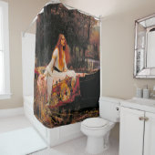 Rideaux De Douche La Dame de Shalott John William Waterhouse (En situation)
