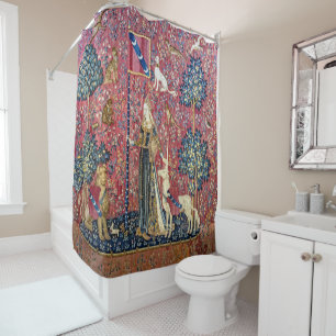 Rideaux De Douche La Dame et la licorne, Touch