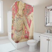 Rideaux De Douche La Dame Et La Vue De La Licorne (En situation)
