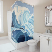 Rideaux De Douche La Danse d'Océan (En situation)