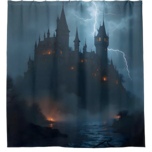 Rideaux De Douche La Demeure Sombre – Douche de Forteresse Fantastiq