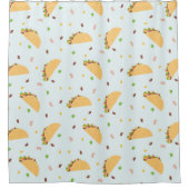 Rideaux De Douche La faim du Motif de Tacos (Devant)