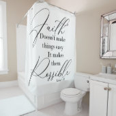 Rideaux De Douche La foi rend les choses possibles (En situation)
