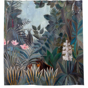 Rideaux De Douche La jungle équatoriale