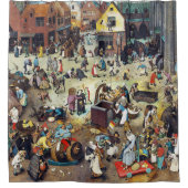 Rideaux De Douche La lutte entre Carnaval et Carême, Bruegel (Devant)
