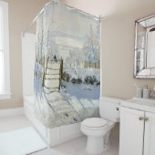 Rideaux De Douche La Magpie, Monet (En situation)