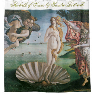 Rideaux De Douche La naissance de Vénus par Sandro Botticelli,