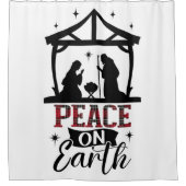 Rideaux De Douche La Nativité De La Paix Sur Terre (Devant)