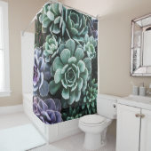 Rideaux De Douche La nature Plante verte Succulente (En situation)