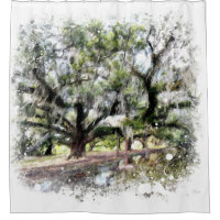 *~* La Nouvelle-Orléans Vivant Oak Tree Peinture