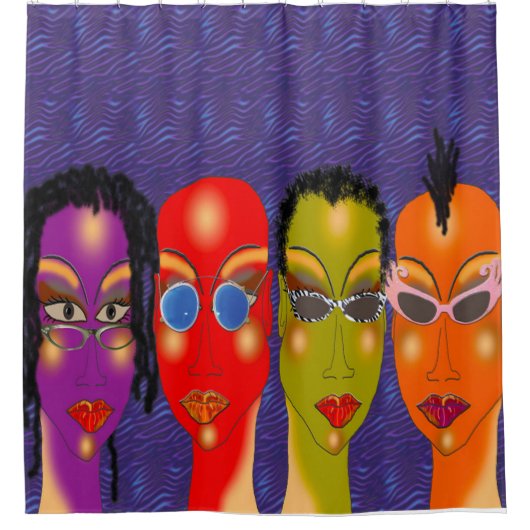 Rideaux De Douche La Nuit des filles (Devant)