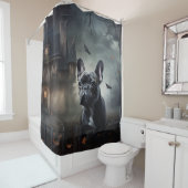 Rideaux De Douche La peur de l'Halloween (En situation)