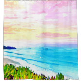 Rideaux De Douche La plage oubliée (Devant)