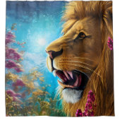 Rideaux De Douche La position d'un lion (Devant)