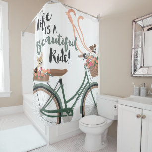 Rideaux De Douche La vie est un beau tour