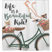 Rideaux De Douche La vie est un beau tour (Devant)